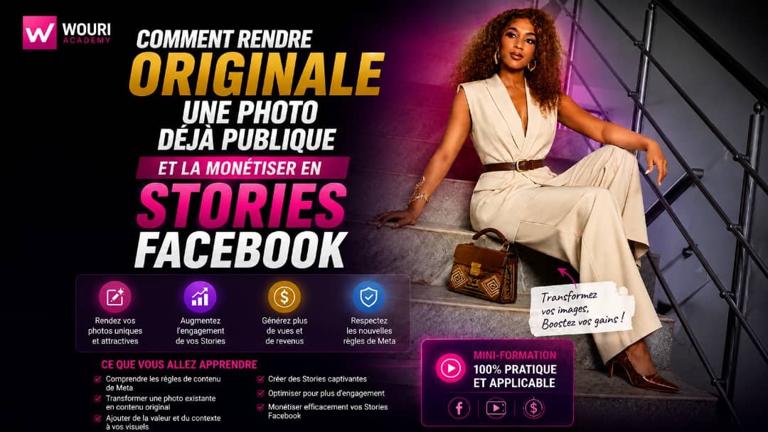 Comment rendre originale une photo déjà publique et la monétiser en Stories Facebook
