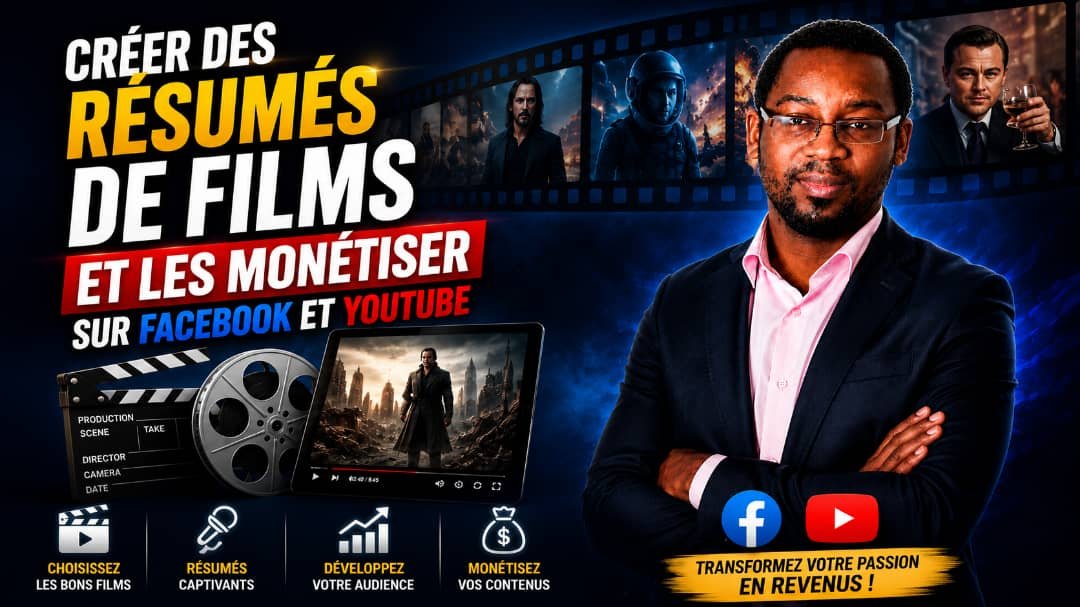 Créer des résumés de films et les monétiser sur Facebook et YouTube