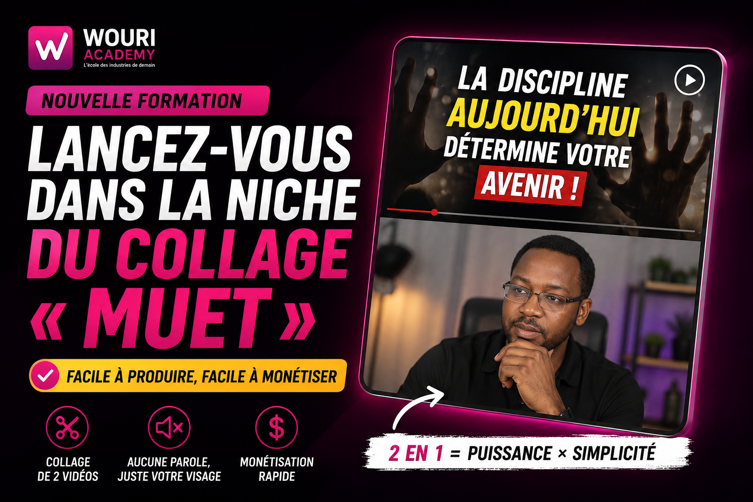 Lancez vous dans la niche du collage « muet » – Avec visage – sur Facebook en 2026